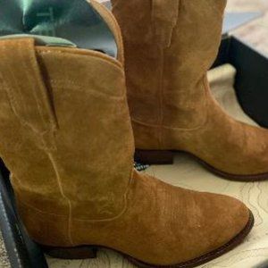 Tecova mens BROWN  suede boots